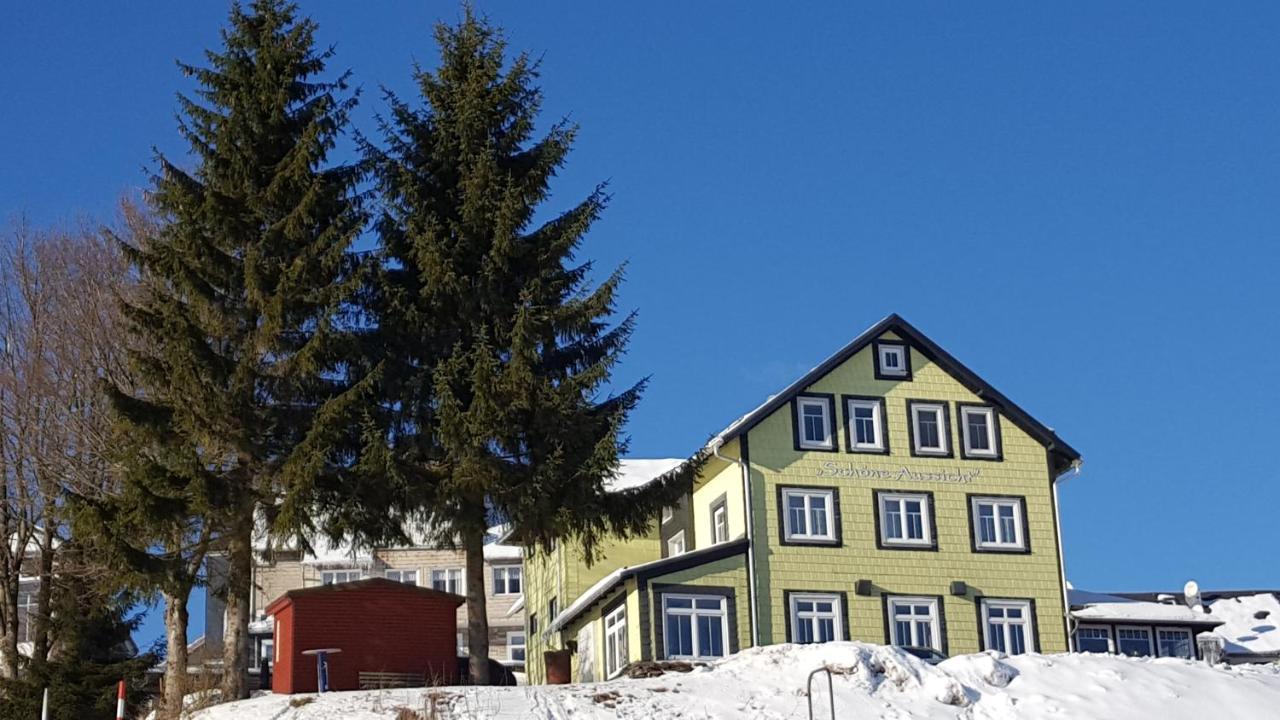 Hotel Schoene Aussicht Masserberg Bagian luar foto