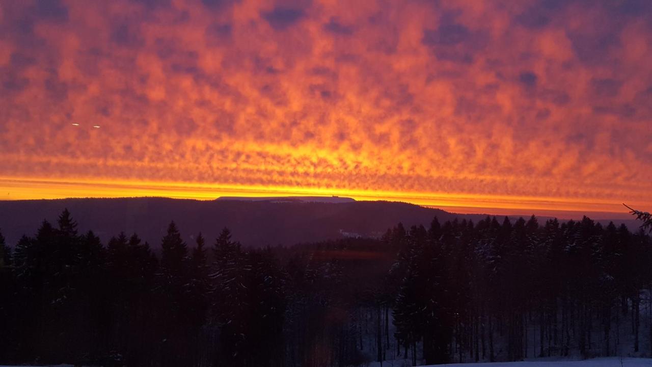Hotel Schoene Aussicht Masserberg Bagian luar foto