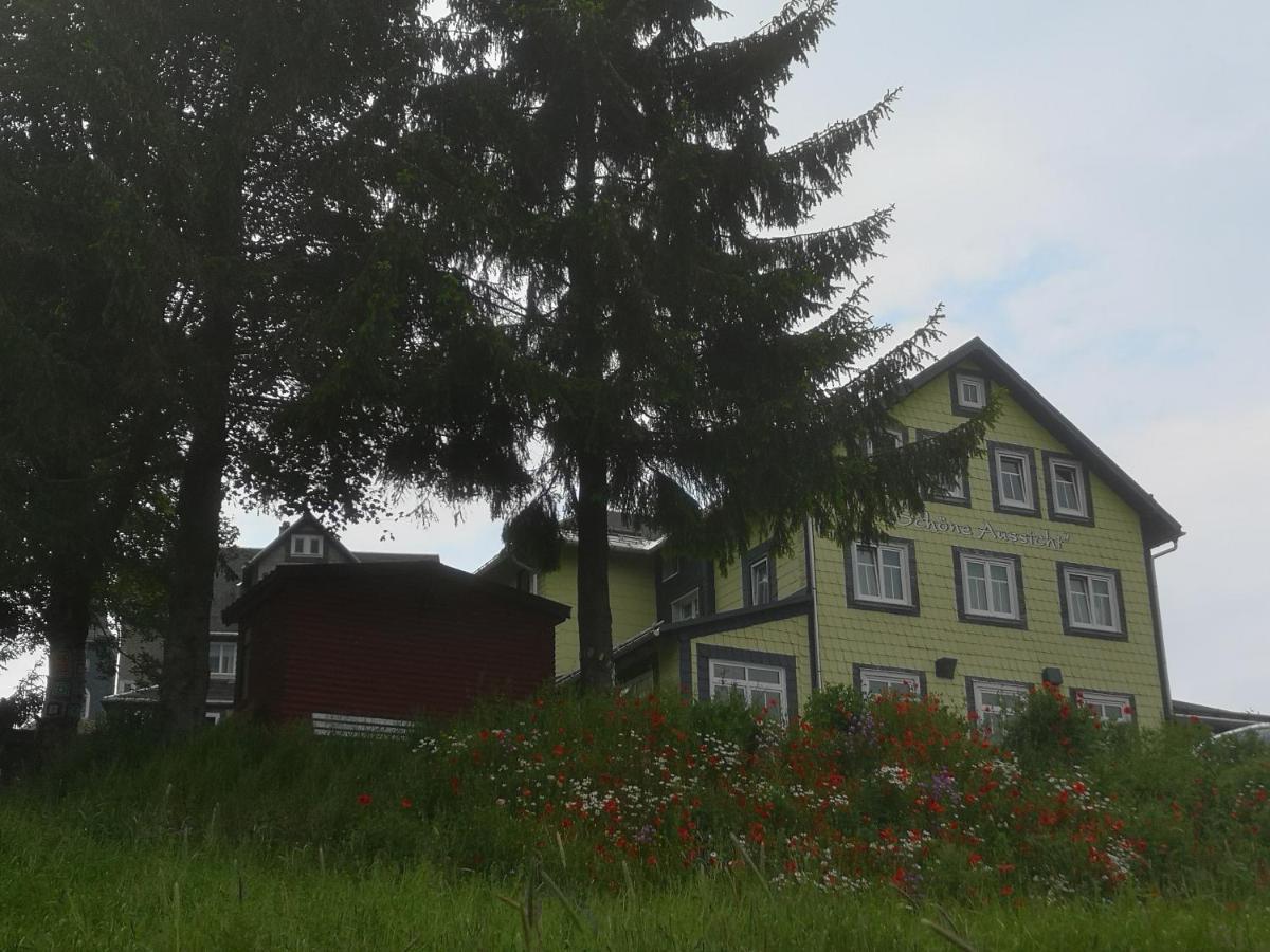 Hotel Schoene Aussicht Masserberg Bagian luar foto